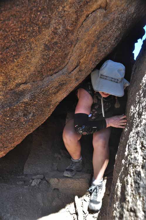 the gang at the boulders